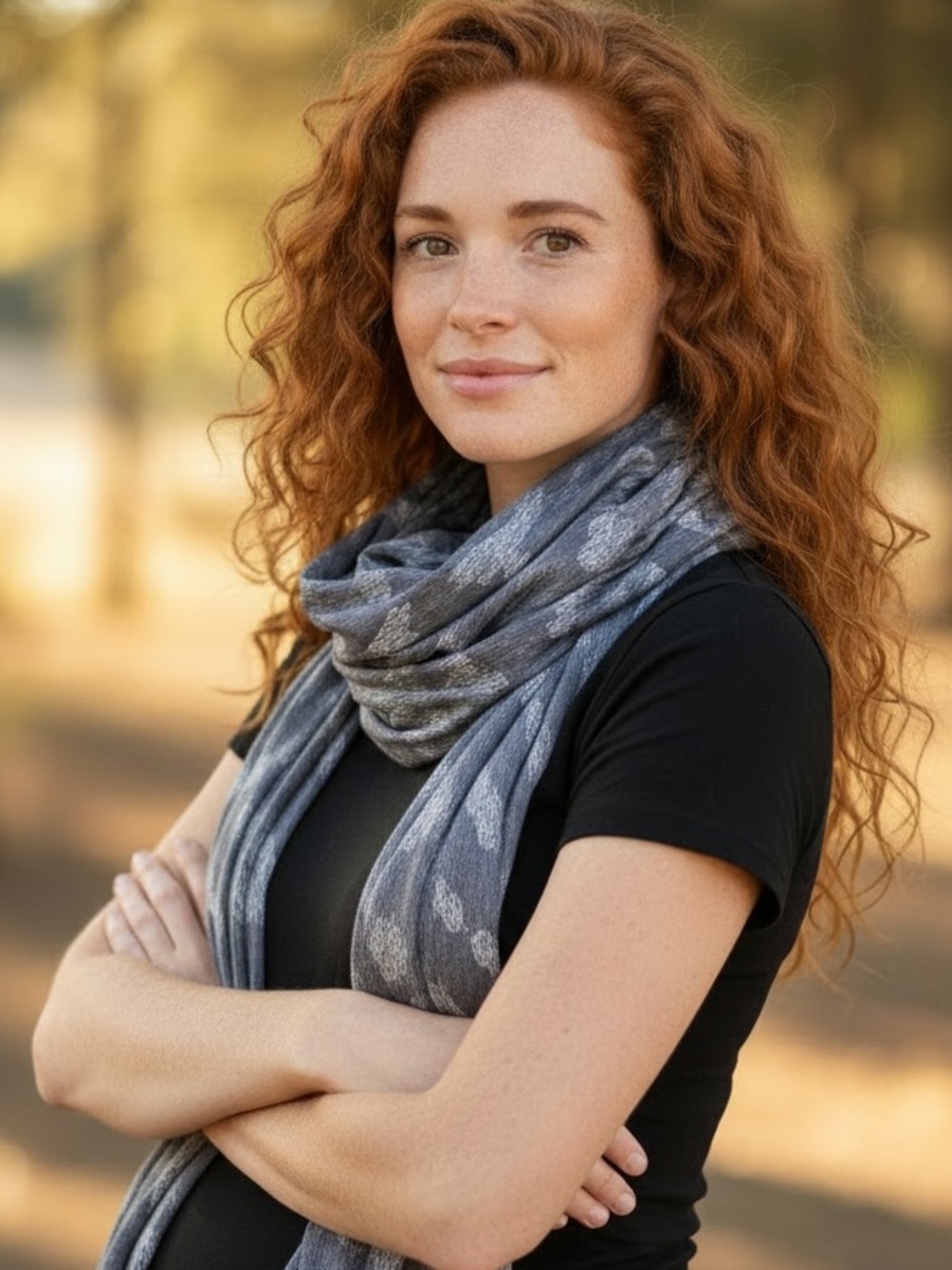 Lululemon Vinyasa Rulu Scarf Space Dye Camo Gray Navy Wrap